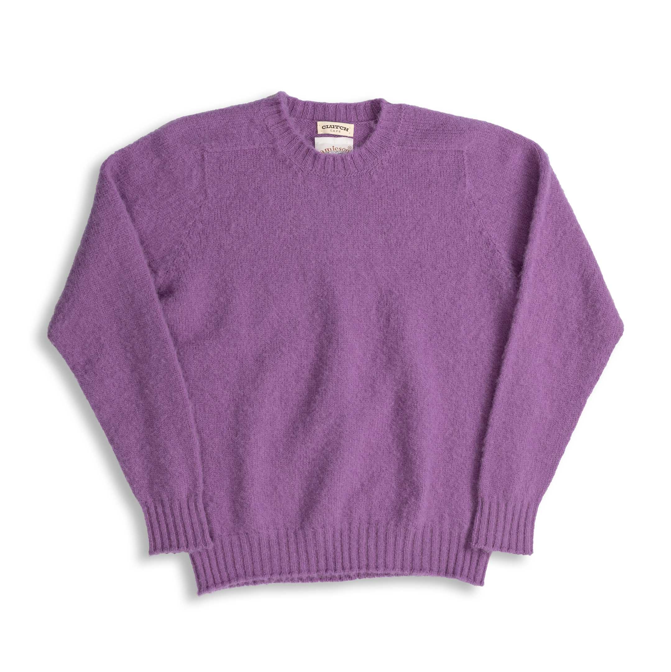 Jamieson's For Clutch Cafe Brushed Shetland Sweater Anemone