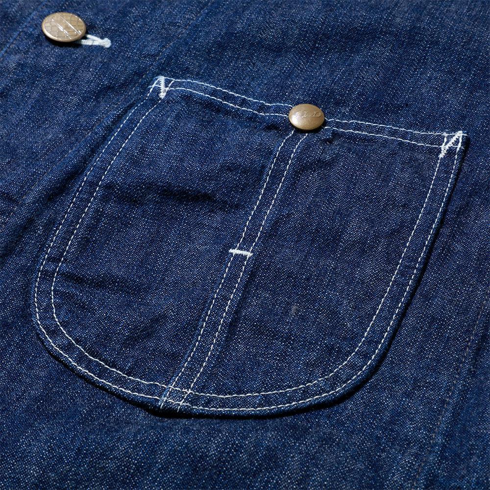 Jelado 491J Denim Coverall Jacket Indigo - Image 4