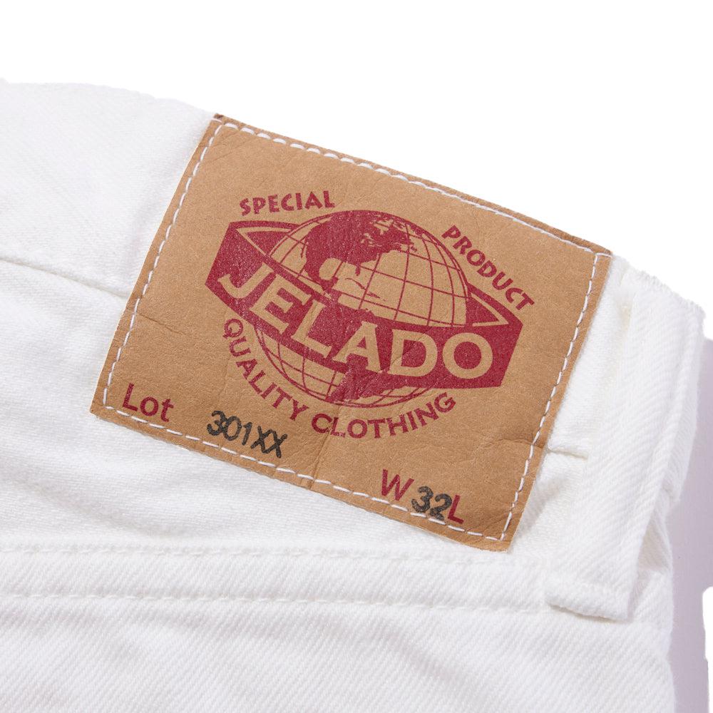 Jelado 'Age of Longing' 301 XX Denim Jean White One Wash - Image 9