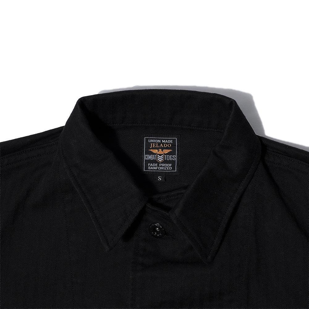 Jelado CM43 HBT Field Jacket Black - Image 3