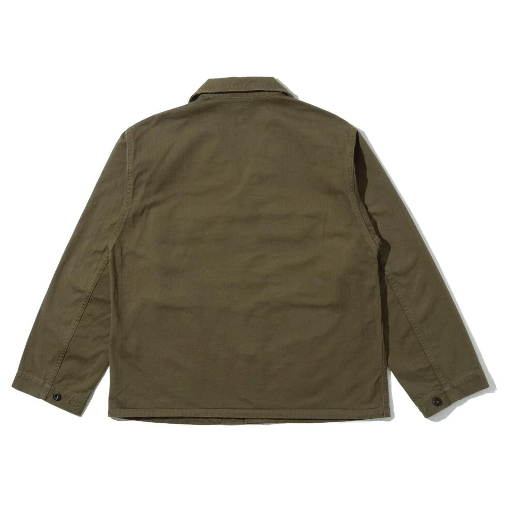 Jelado CM43 HBT Field Jacket Olive - Image 2