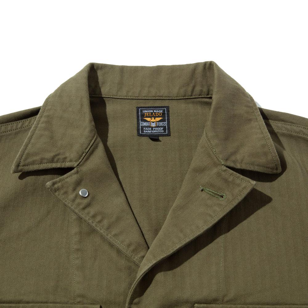 Jelado CM43 HBT Field Jacket Olive - Image 3