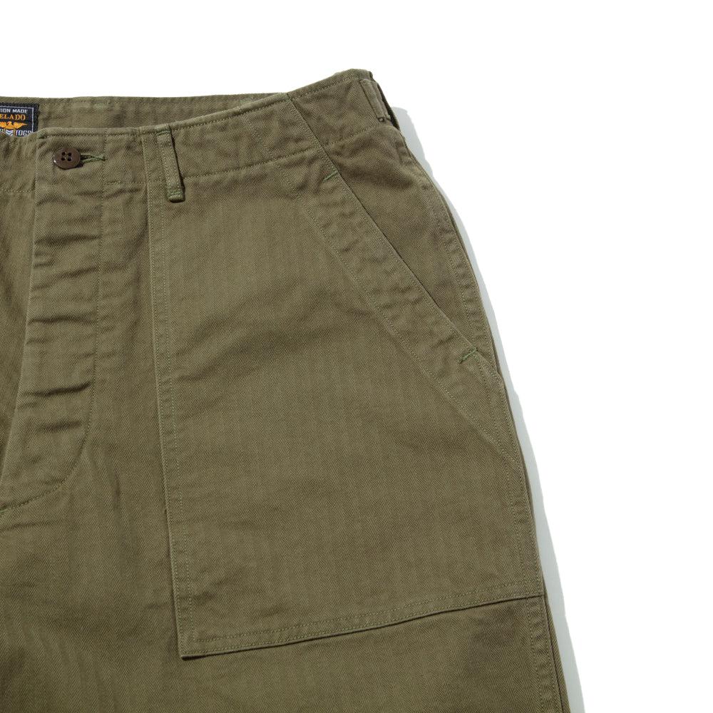 Jelado CM47 HBT Baker Pants Olive - Image 3