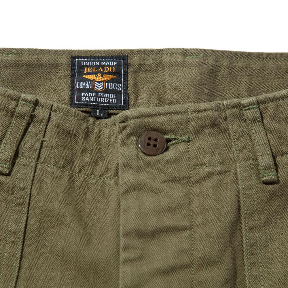 Jelado CM47 HBT Baker Pants Olive - Image 4
