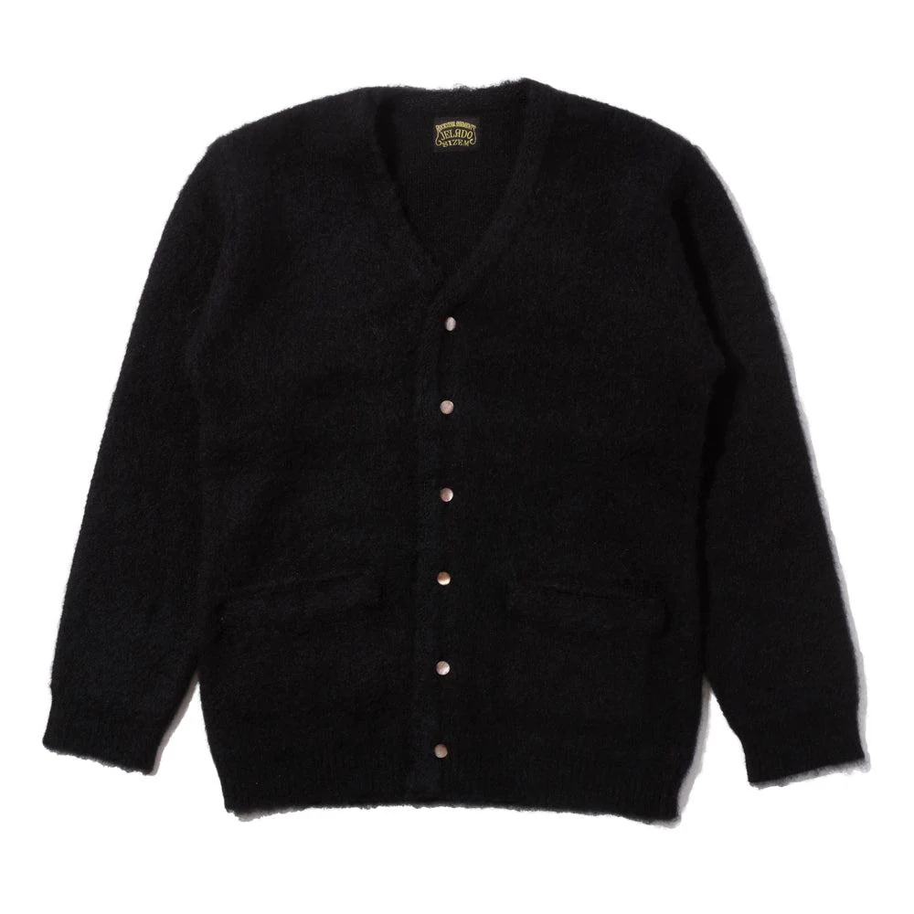 Jelado 'Cobain' Mohair Cardigan Black