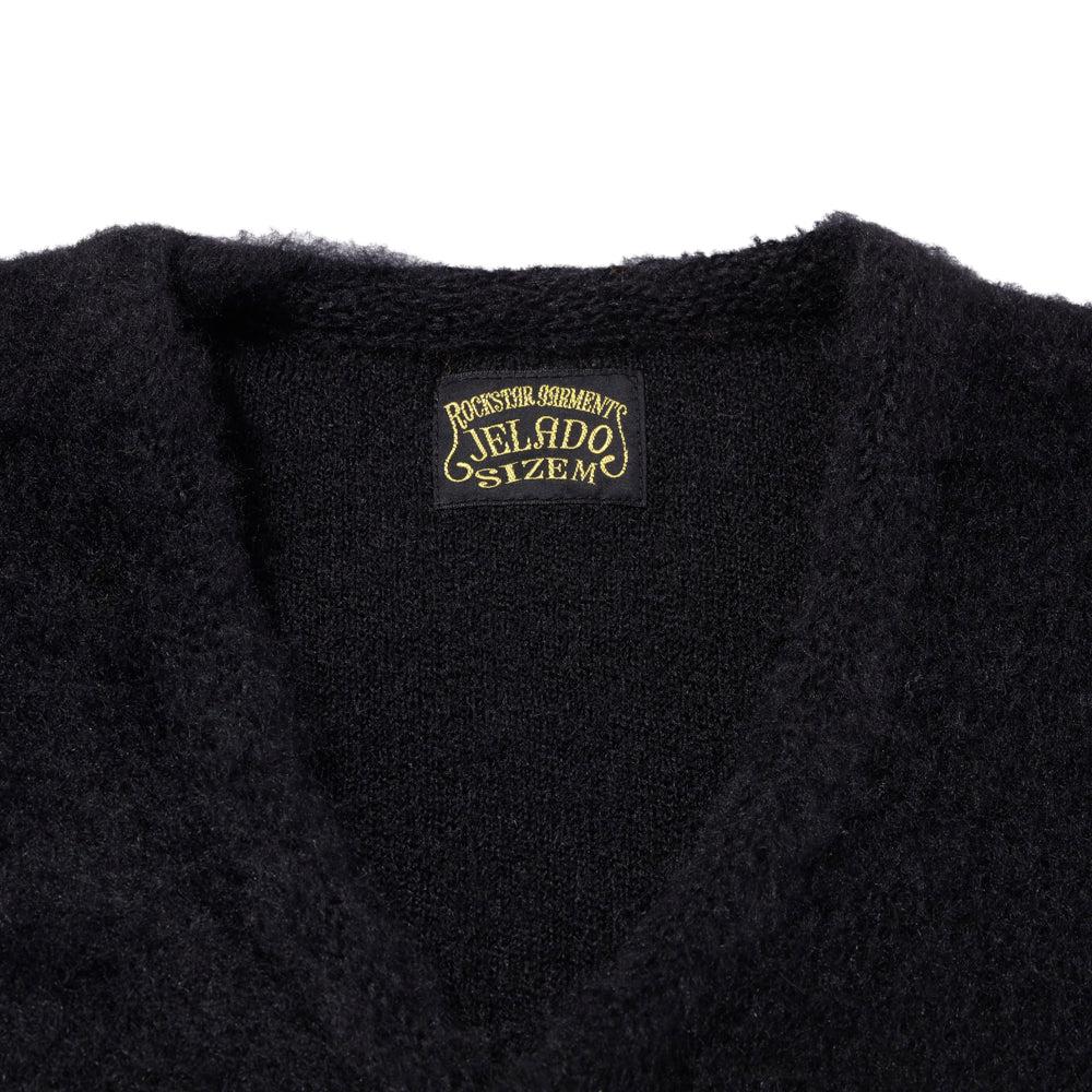 Jelado 'Cobain' Mohair Cardigan Black - Image 3
