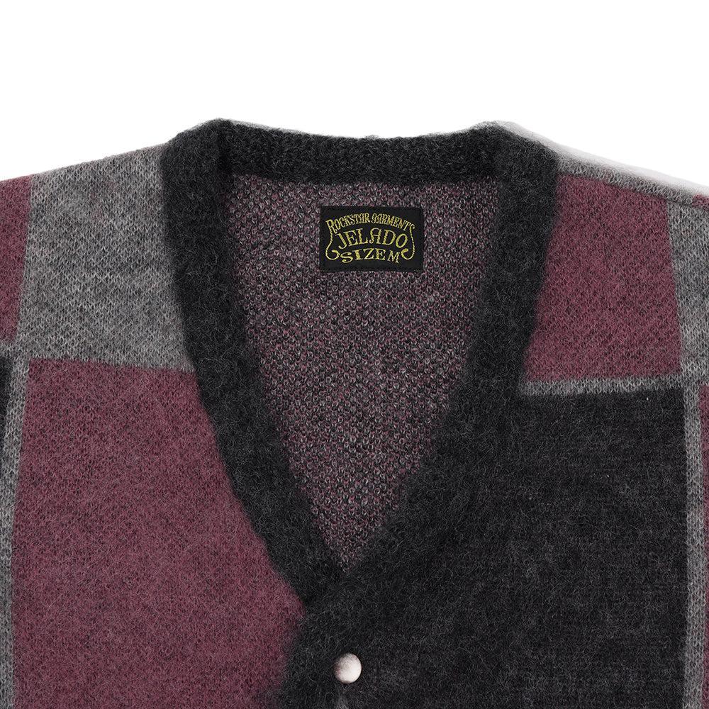 Jelado 'Cobain' Mohair Cardigan Harlequin - Image 2