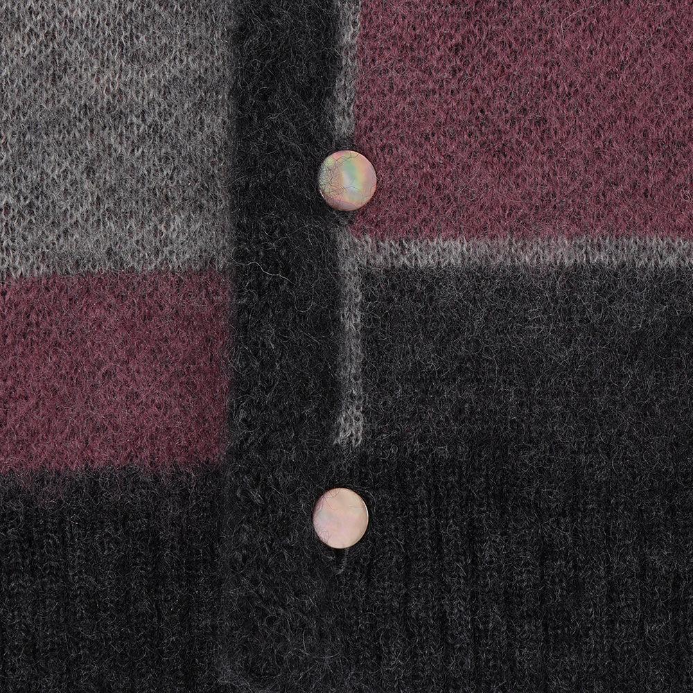 Jelado 'Cobain' Mohair Cardigan Harlequin - Image 6
