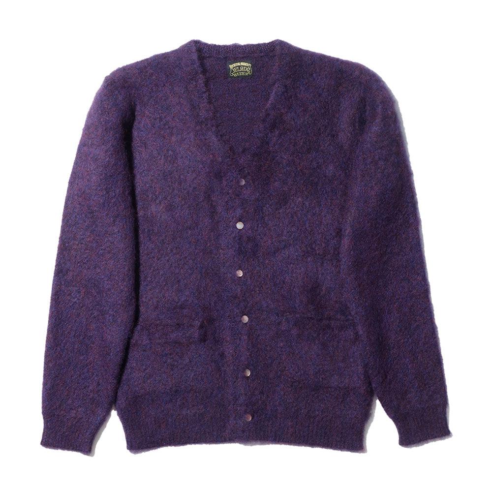 Jelado 'Cobain' Mohair Cardigan Purple
