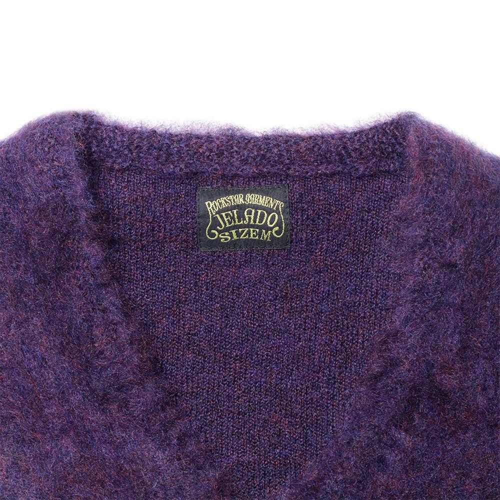 Jelado 'Cobain' Mohair Cardigan Purple - Image 2
