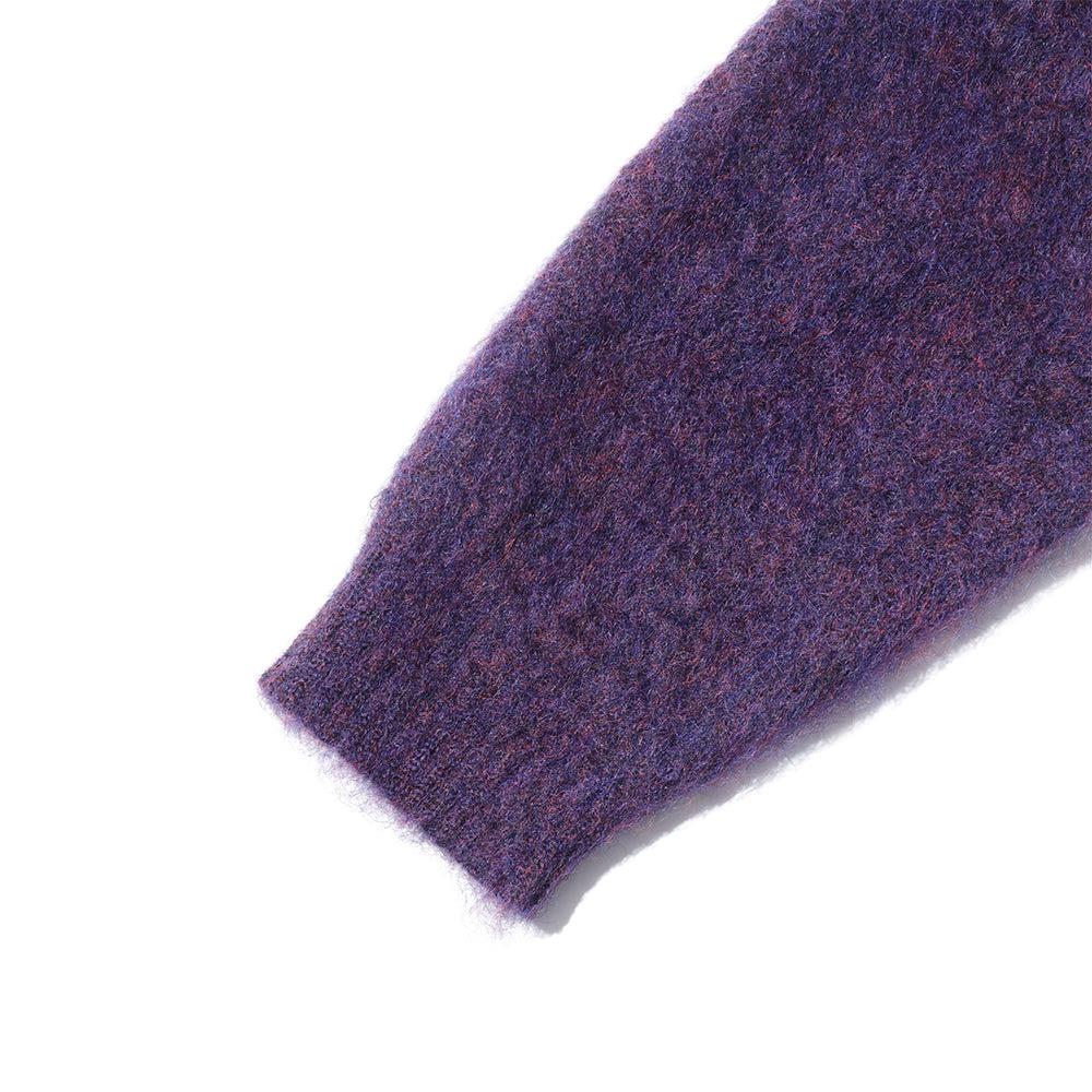 Jelado 'Cobain' Mohair Cardigan Purple - Image 4