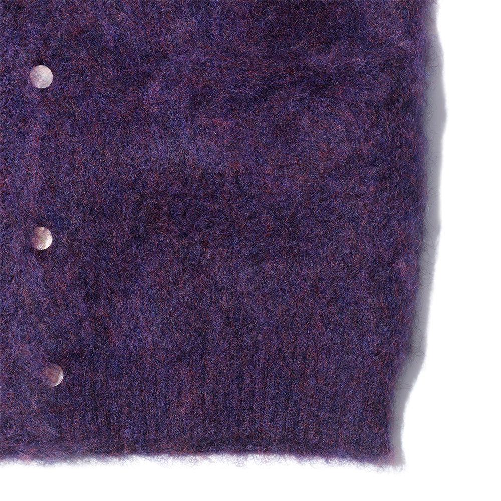 Jelado 'Cobain' Mohair Cardigan Purple - Image 5