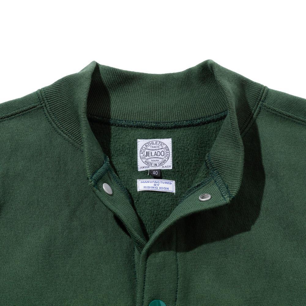 Jelado Expedition Sweat Cardigan Grass Green - Image 2