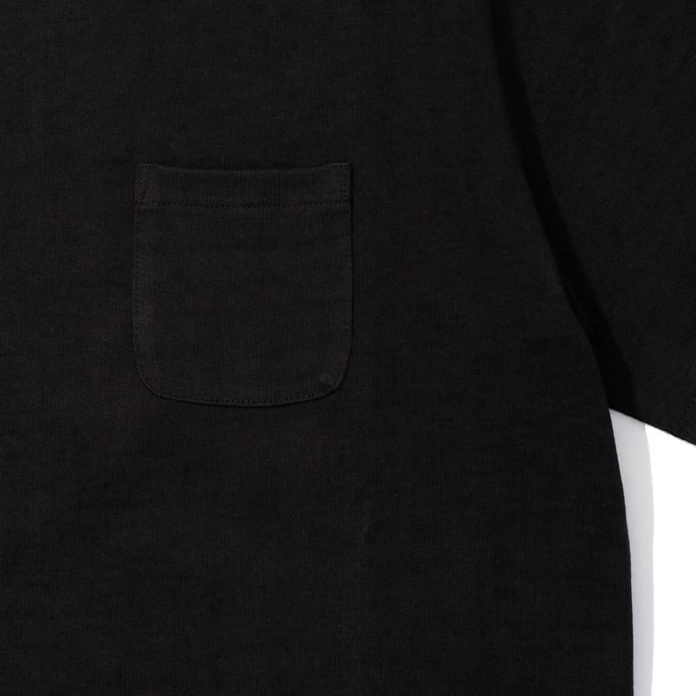 Jelado Loopwheel Pocket Tee Black - Image 3