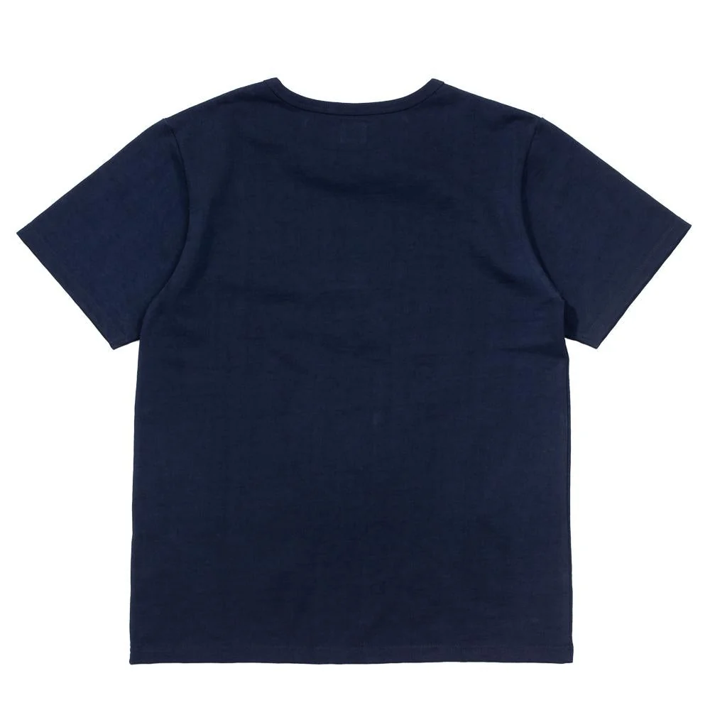 Jelado Loopwheel Pocket Tee Indigo - Image 4
