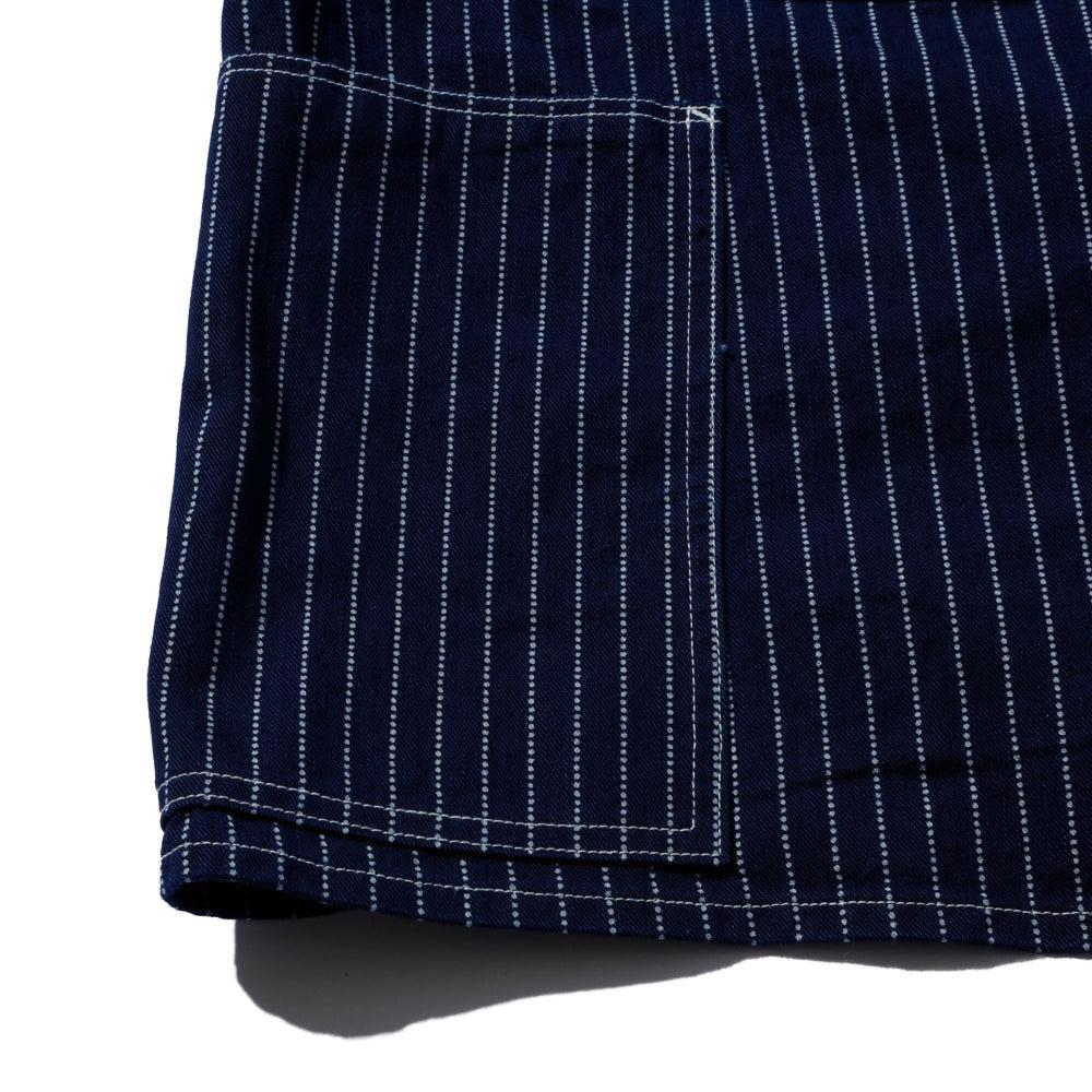 Jelado Steelbeam Coat Wabash Indigo Stripe - Image 9