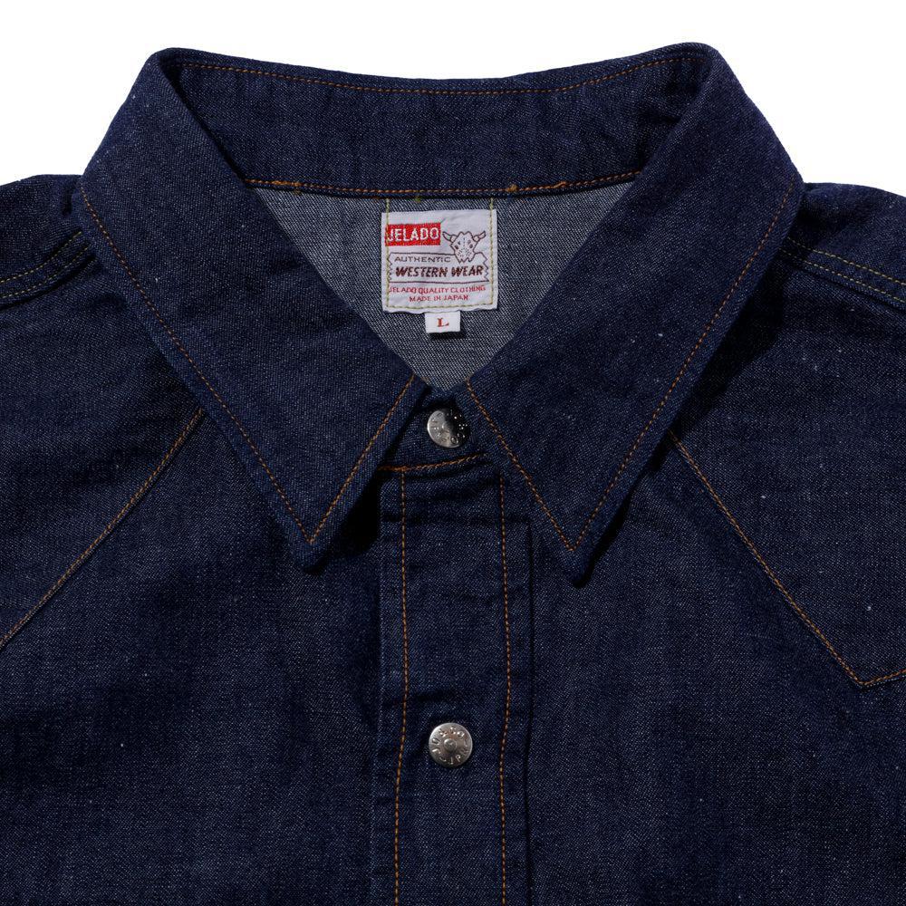 Jelado Vaquero Denim Western Shirt Indigo - Image 3