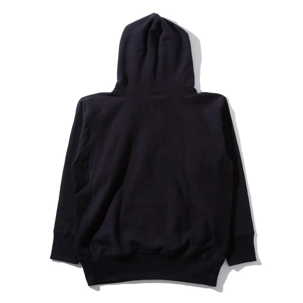 Jelado Warmup Reverse Weave Hooded Sweatshirt Black - Image 2
