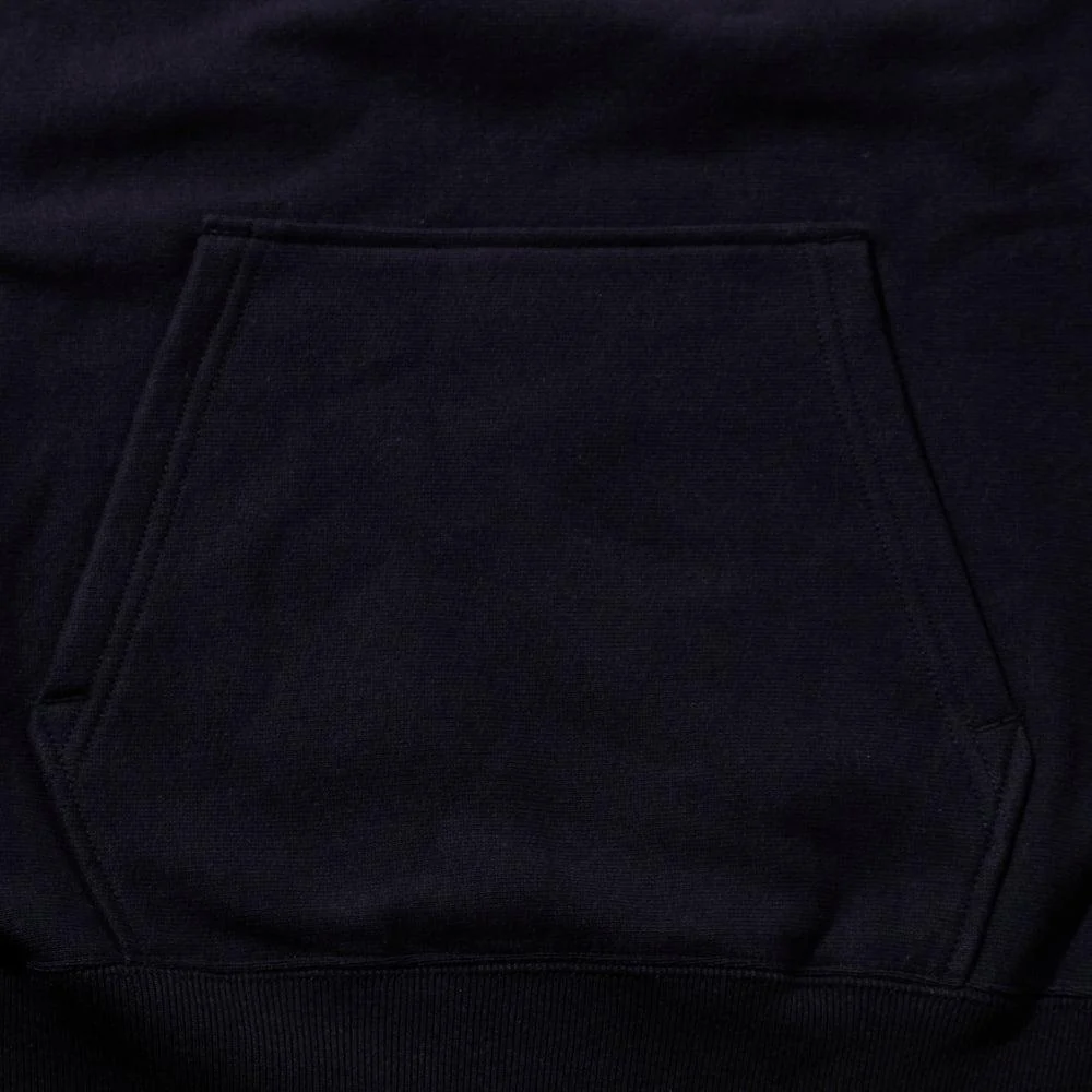 Jelado Warmup Reverse Weave Hooded Sweatshirt Black - Image 4