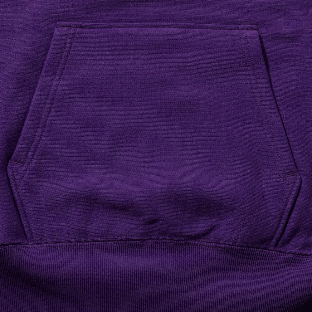 Jelado Warmup Reverse Weave Hooded Sweatshirt Grape - Image 3