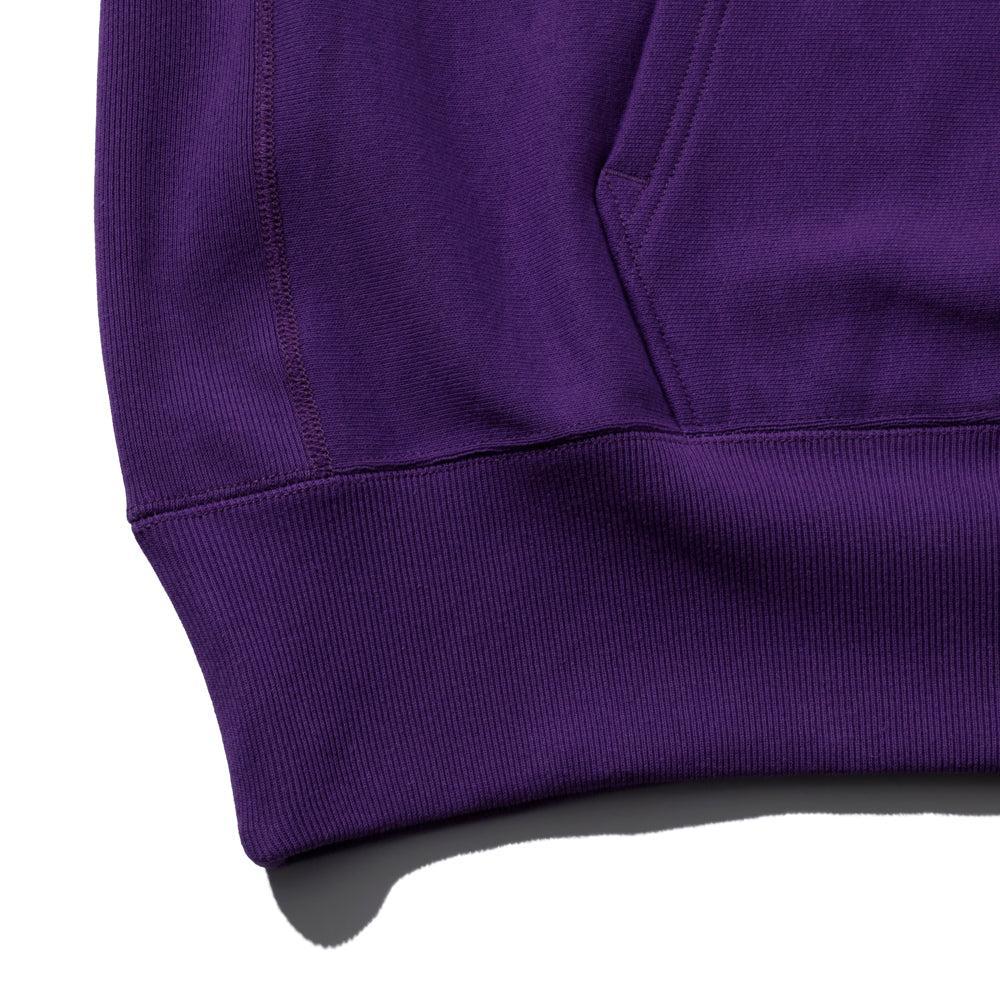 Jelado Warmup Reverse Weave Hooded Sweatshirt Grape - Image 4