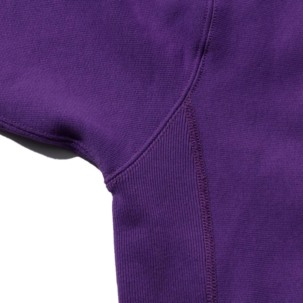 Jelado Warmup Reverse Weave Hooded Sweatshirt Grape - Image 5