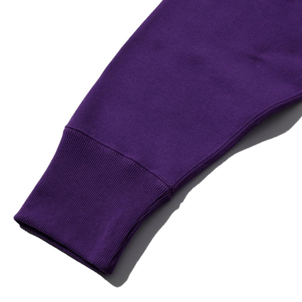 Jelado Warmup Reverse Weave Hooded Sweatshirt Grape - Image 7