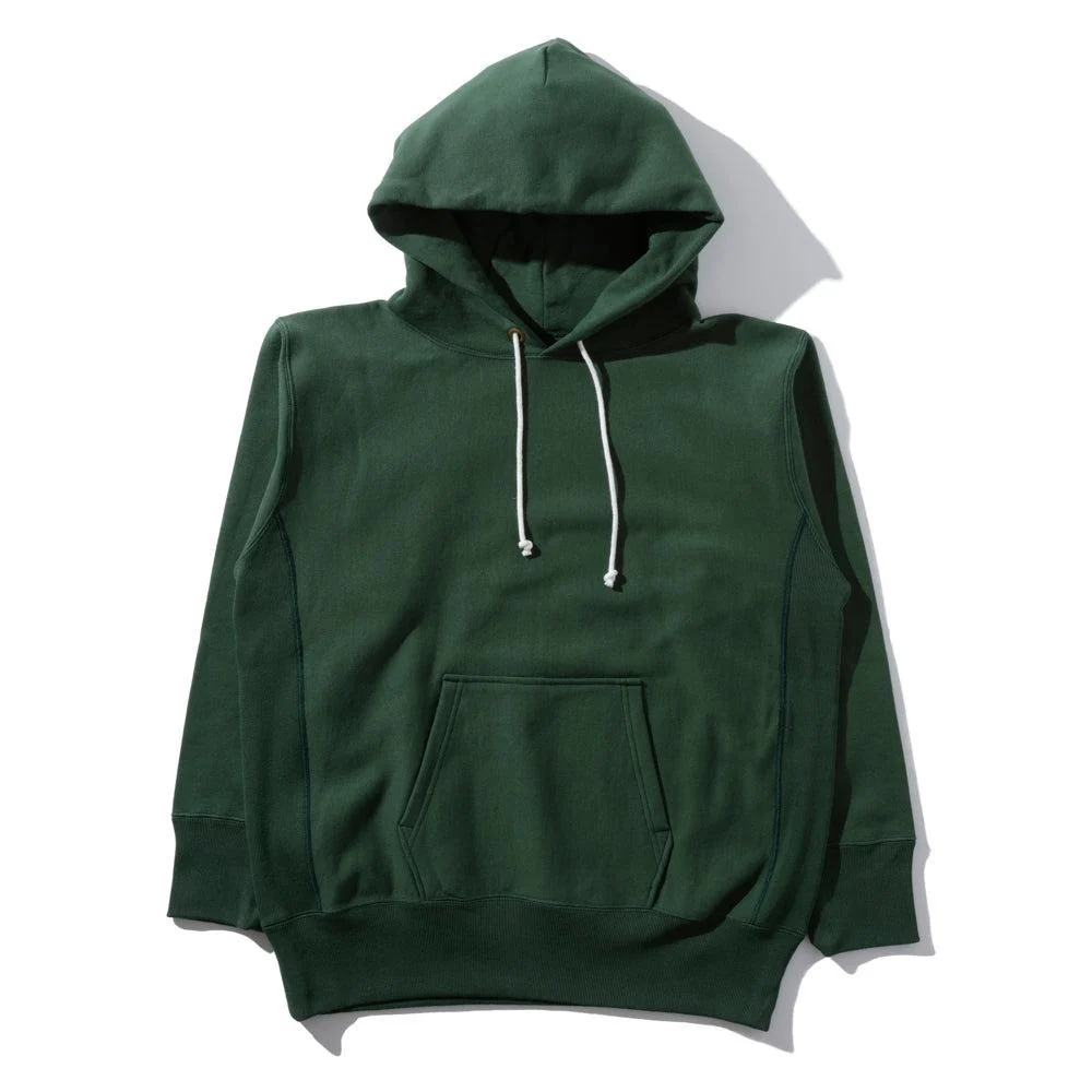 Jelado Warmup Reverse Weave Hooded Sweatshirt Grass Green