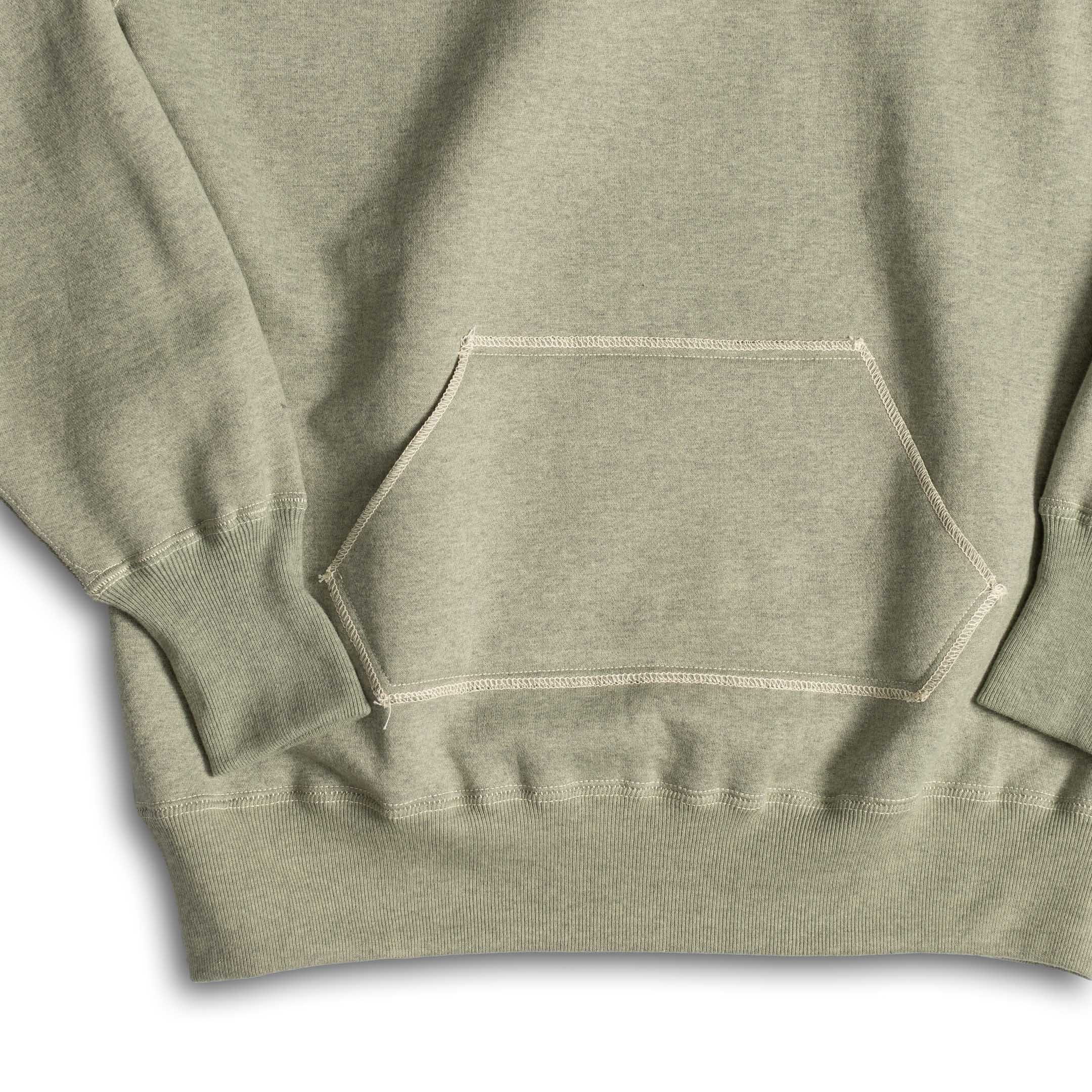 Warehouse & Co x John Gluckow Back-Panel Afterhood Heather Green - Image 5