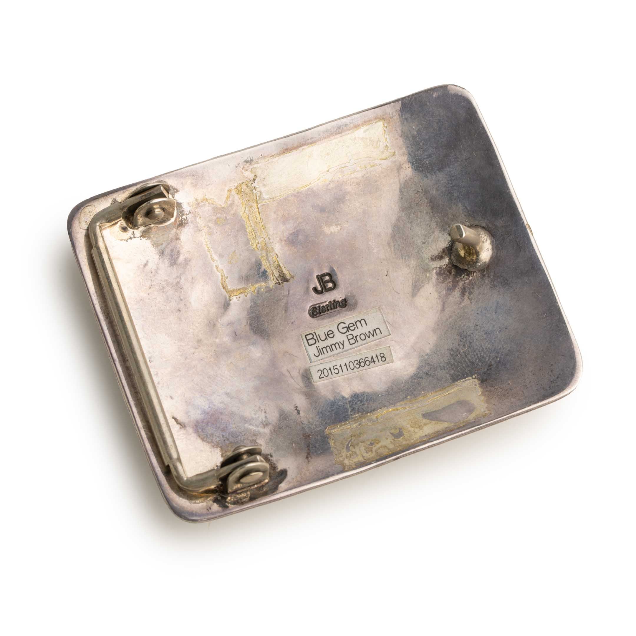 LFC Blue Gem Turquoise Belt Buckle Jimmy brown - Image 2