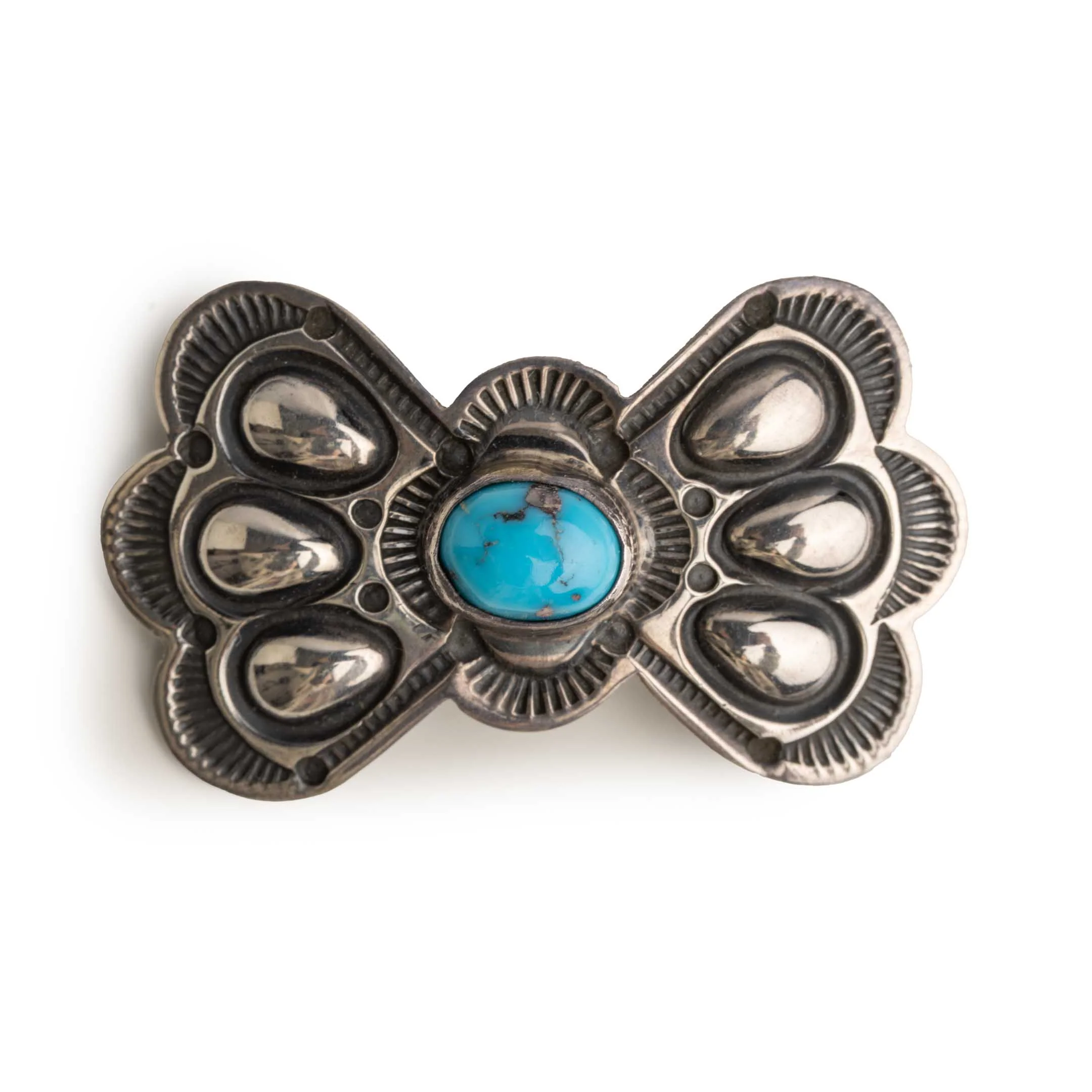 LFC Kingman Pin/Brooch Tsoie White