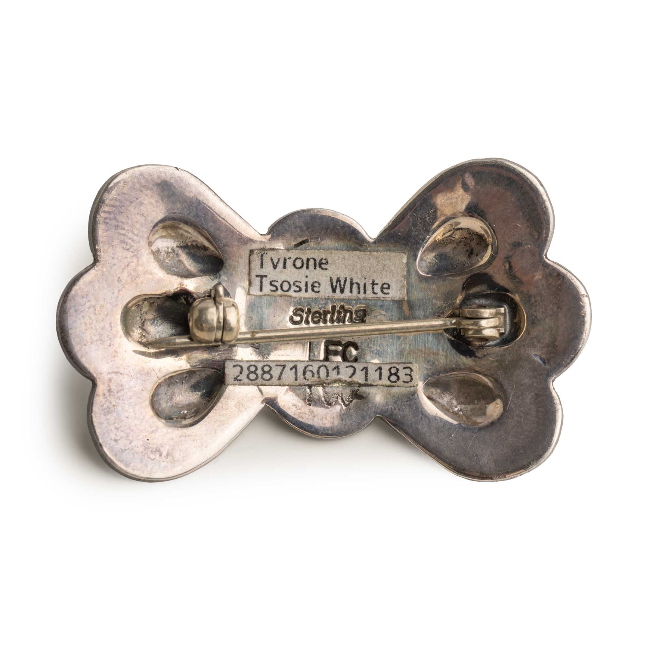 LFC Kingman Pin/Brooch Tsoie White - Image 2