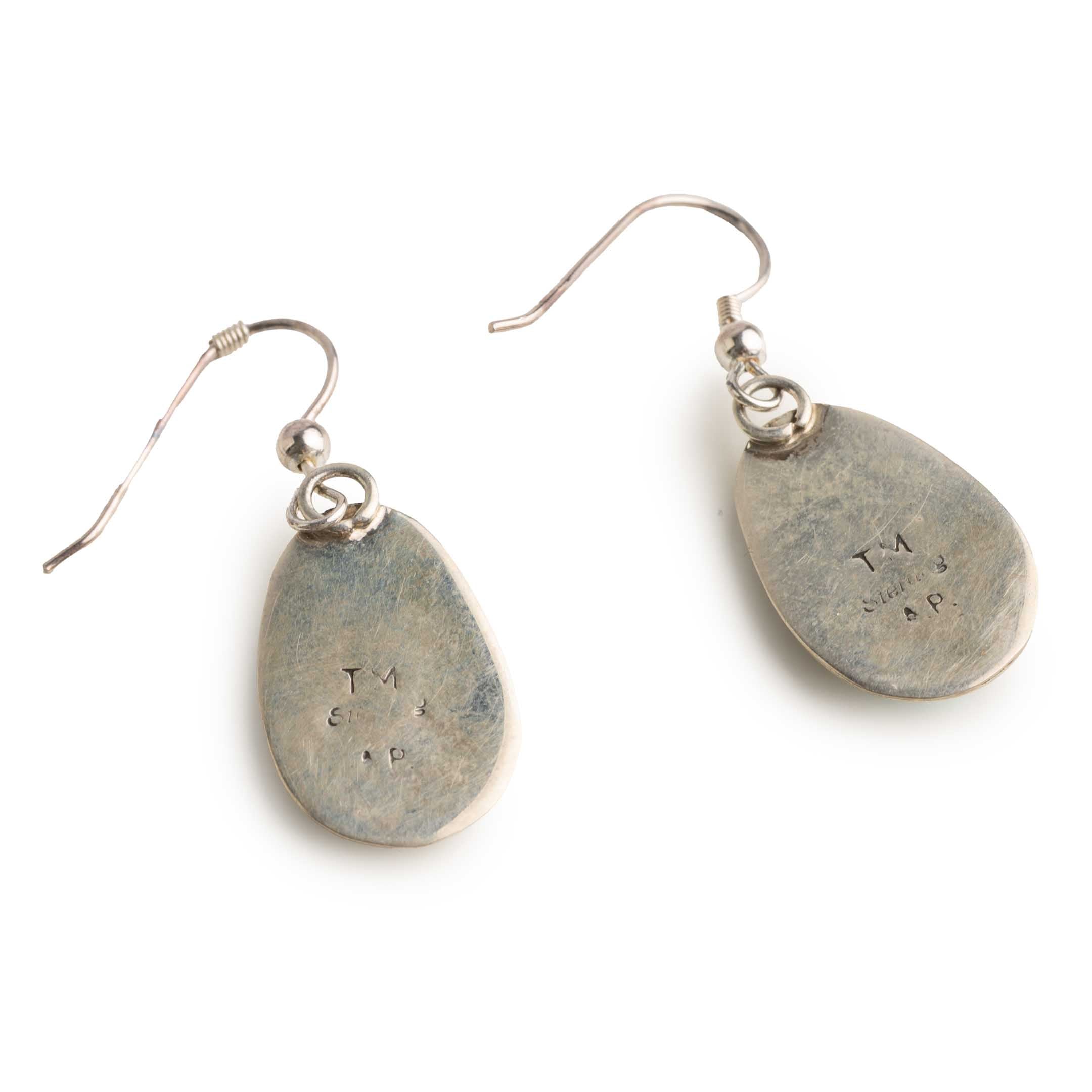 LFC Sleeping Beauty Art Platero Catch Earrings - Image 2