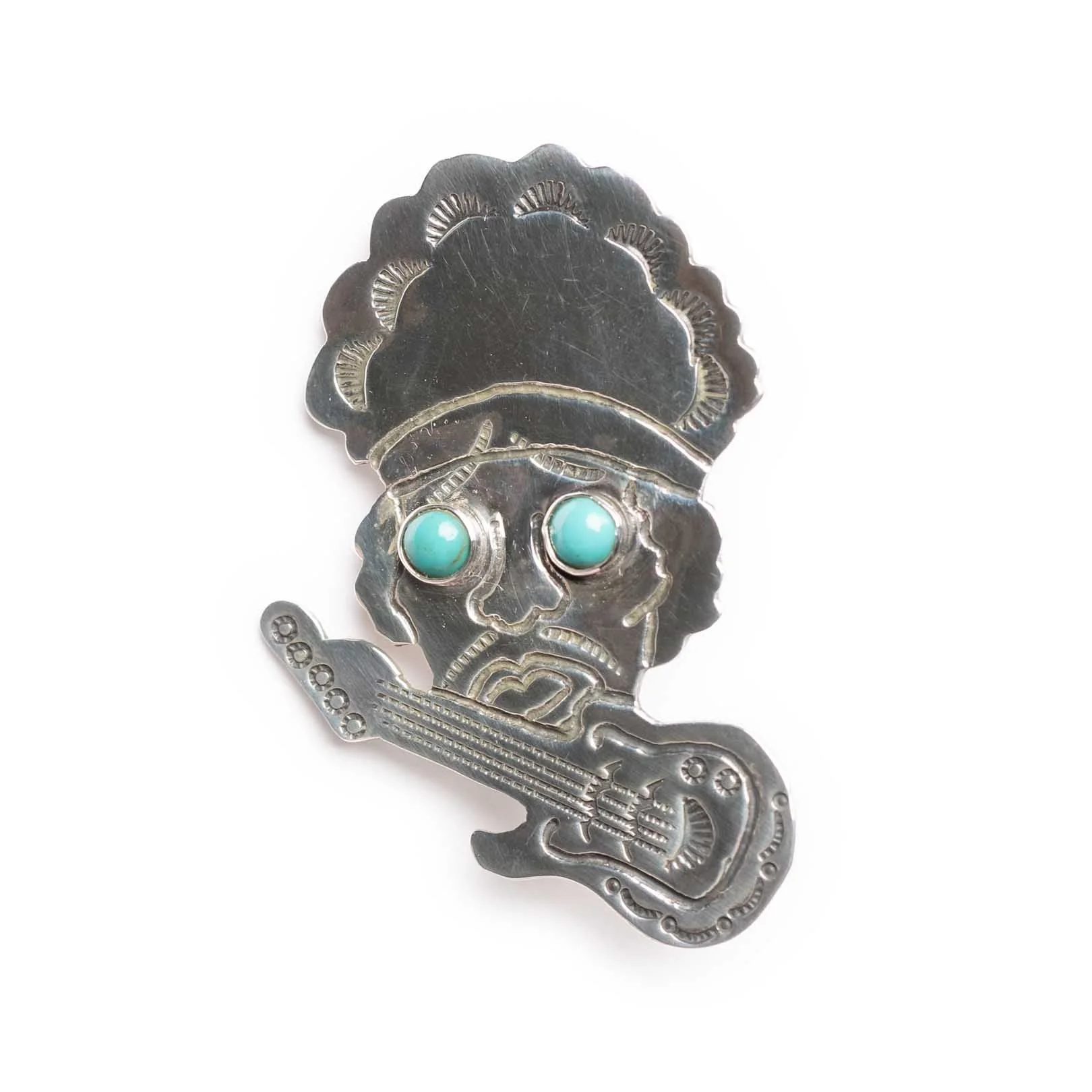 Munqa Jimi Turquoise Broach