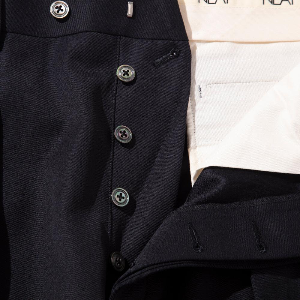 NEAT Back Satin Gabardine Standard Type 1 Navy - Image 9