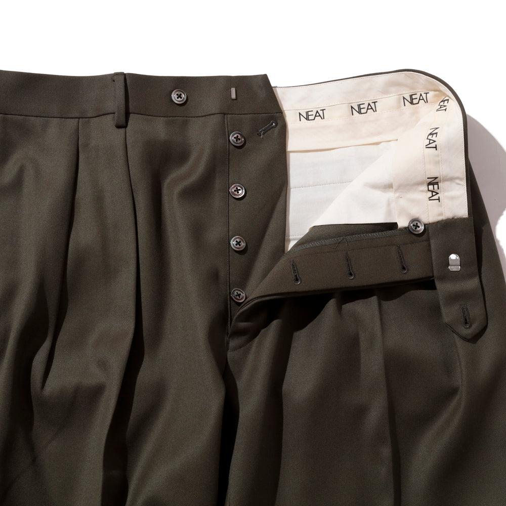 NEAT Back Satin Gabardine Standard Type 1 Olive - Image 6