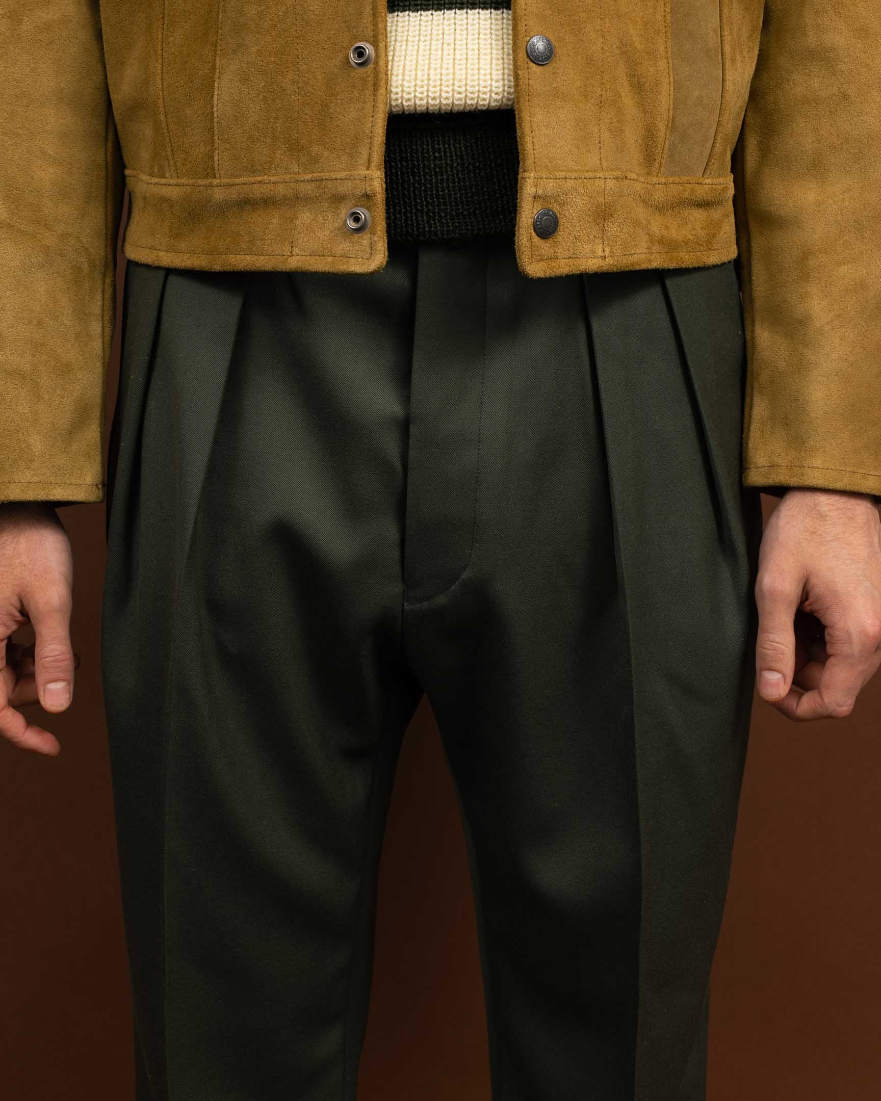 NEAT Back Satin Gabardine Standard Type 1 Olive - Image 9