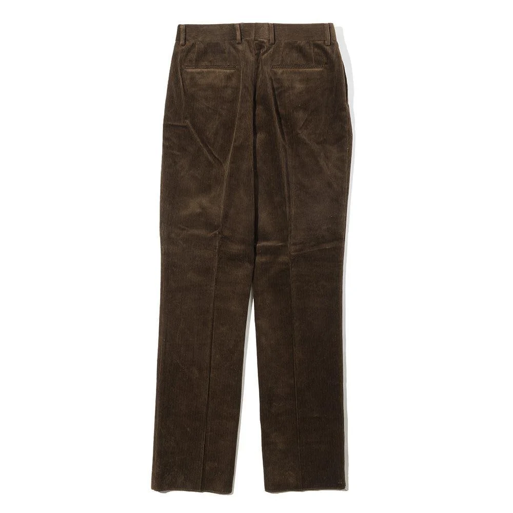 NEAT High Density Corduroy 'Standard' Trousers Brown - Image 2