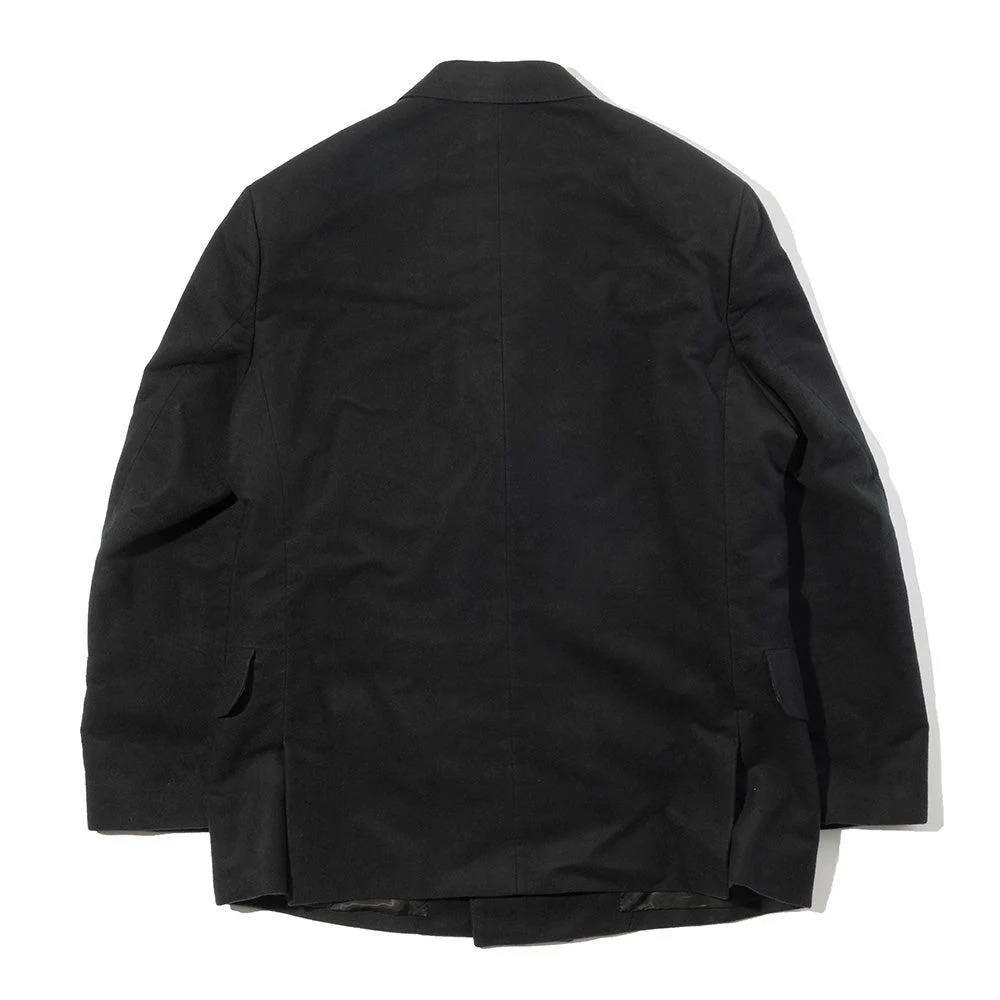 NEAT Luxury Moleskin 'Paul' Double Breasted Jacket Black - Image 2