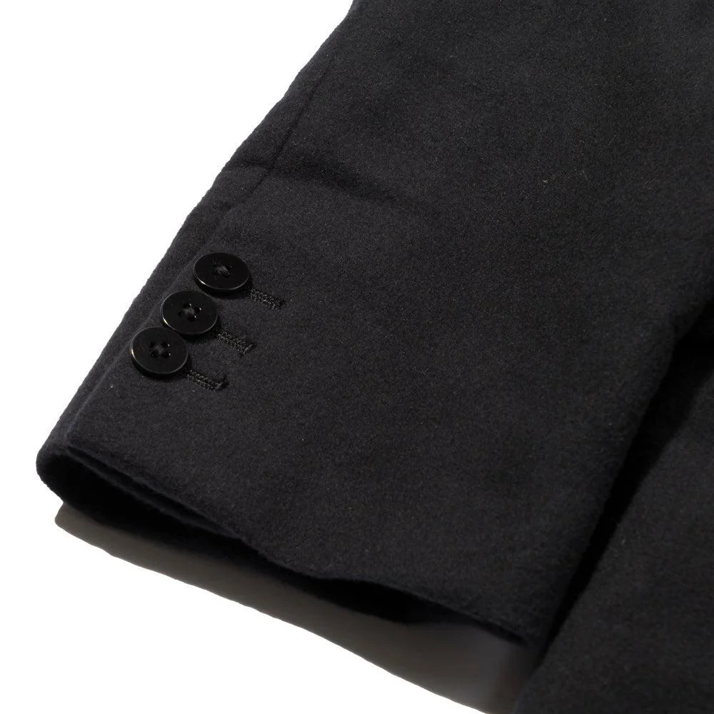 NEAT Luxury Moleskin 'Paul' Double Breasted Jacket Black - Image 3