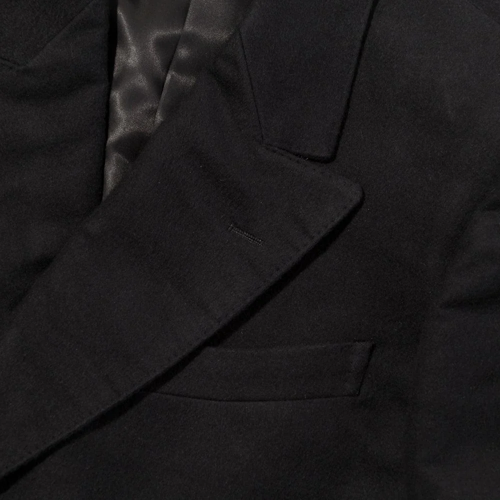 NEAT Luxury Moleskin 'Paul' Double Breasted Jacket Black - Image 4
