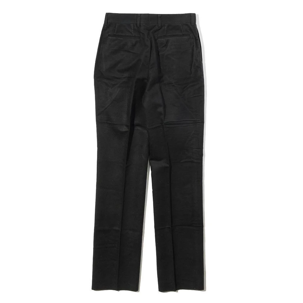 NEAT Luxury Moleskin 'Standard' Trousers Black - Image 2