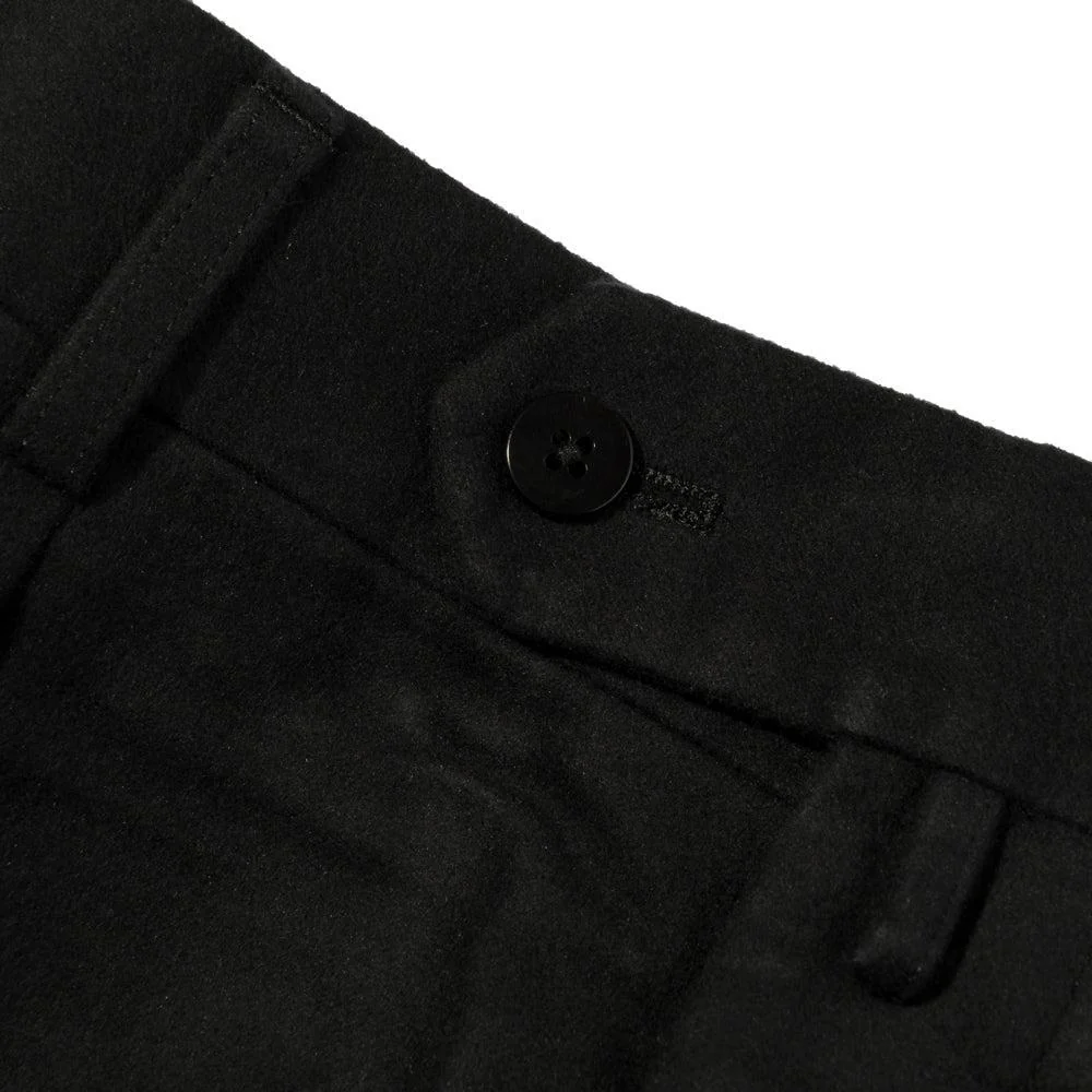 NEAT Luxury Moleskin 'Standard' Trousers Black - Image 3