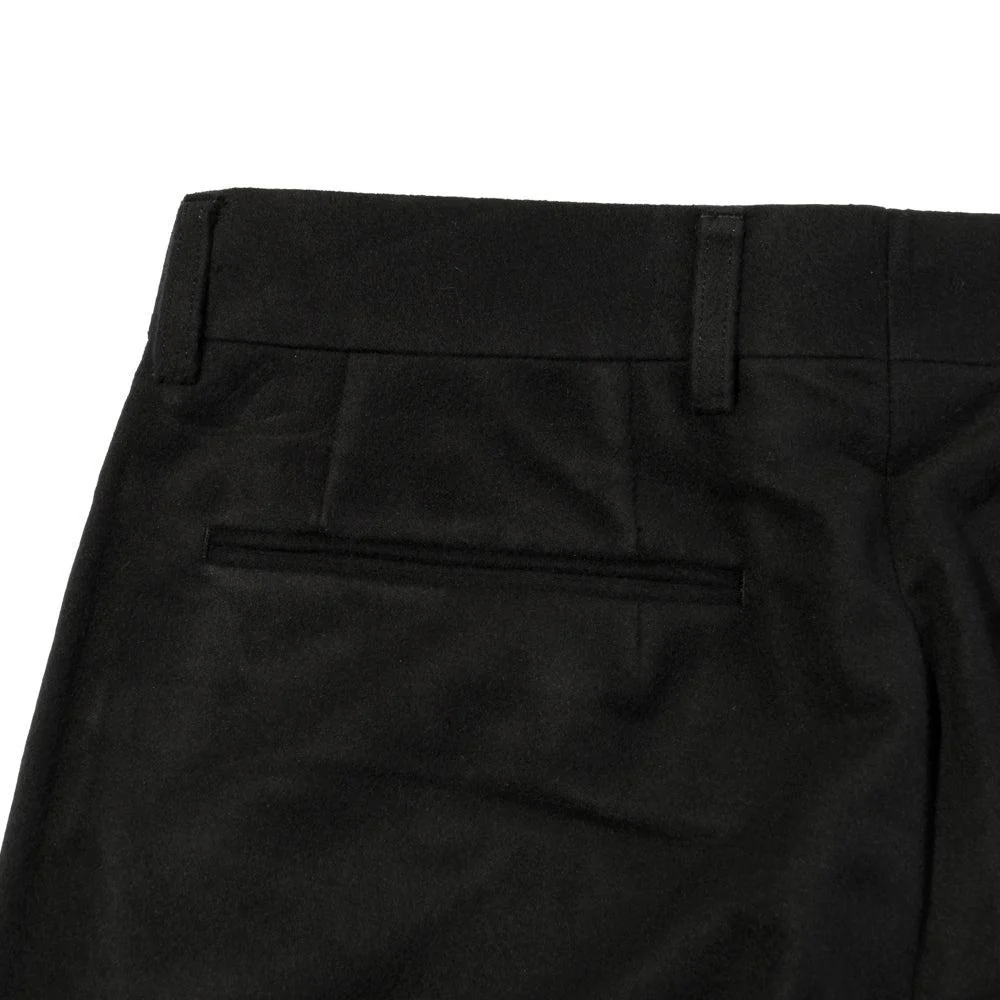 NEAT Luxury Moleskin 'Standard' Trousers Black - Image 5