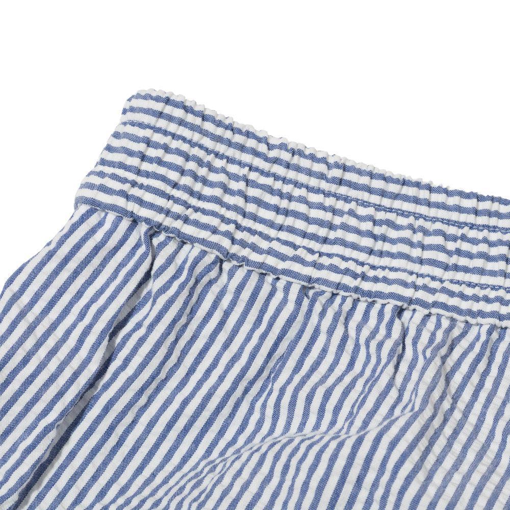 NEAT Seersucker Big Trunks Shorts Navy x White - Image 3