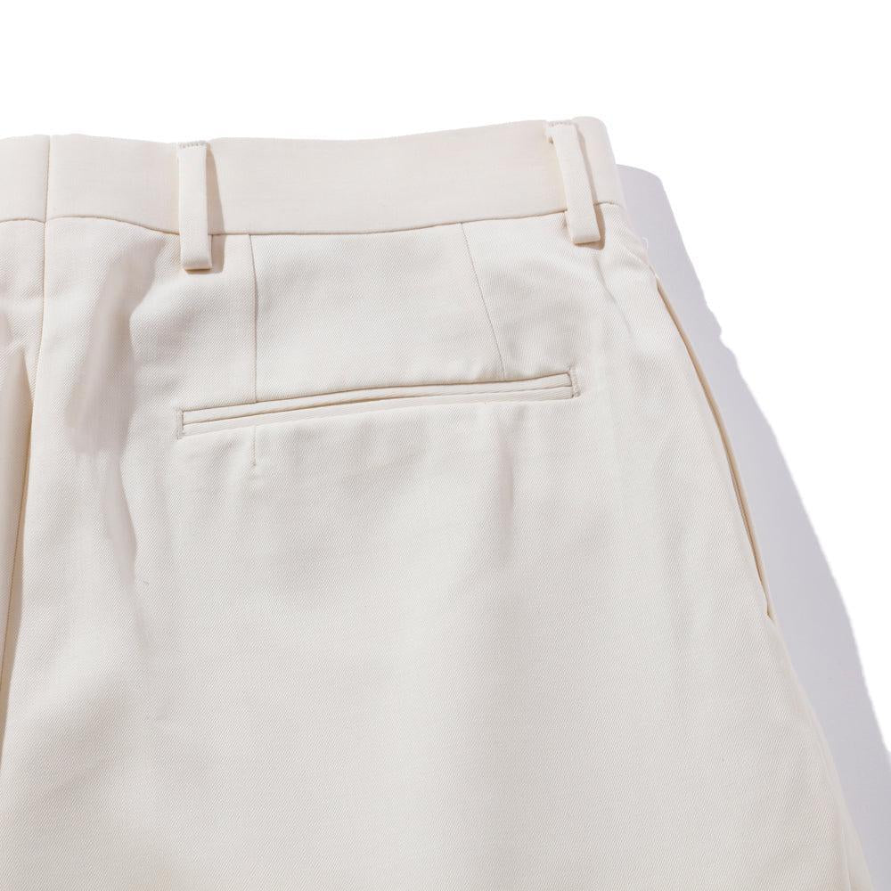 NEAT Wool Gabardine Standard Trousers Ivory - Image 7