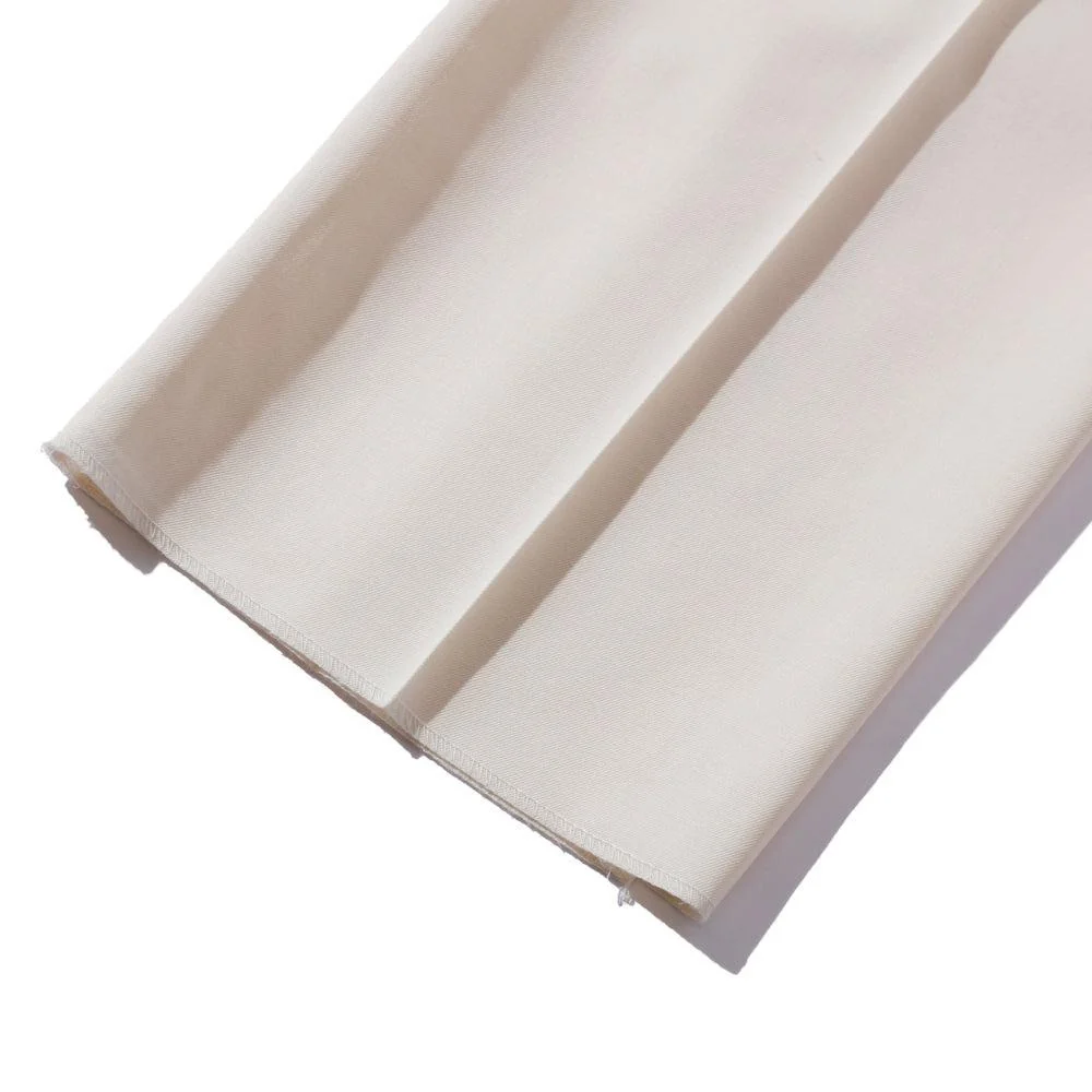 NEAT Wool Gabardine Standard Trousers Ivory - Image 8