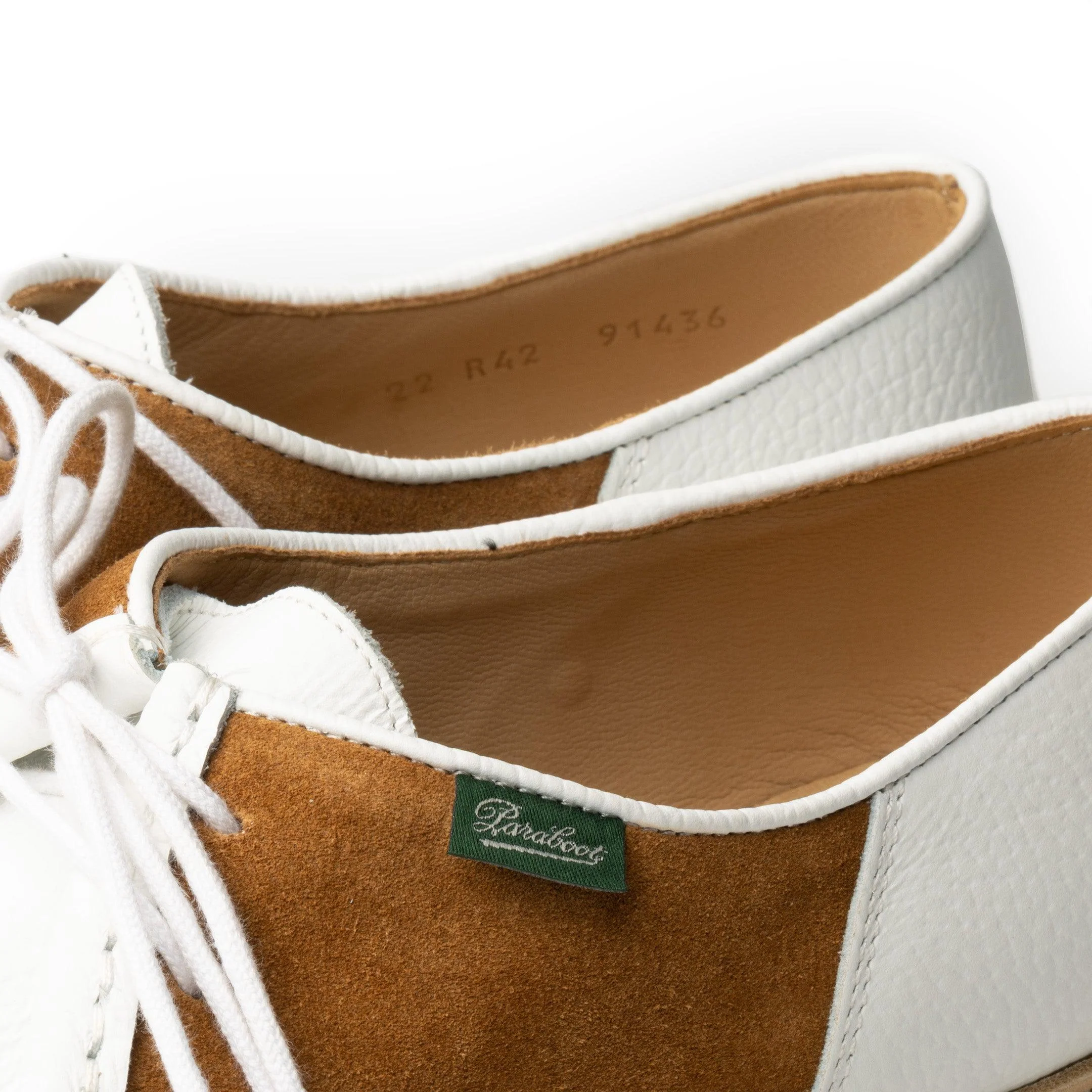 Paraboot Michael Graine Blanc / Velour Whisky - Image 6