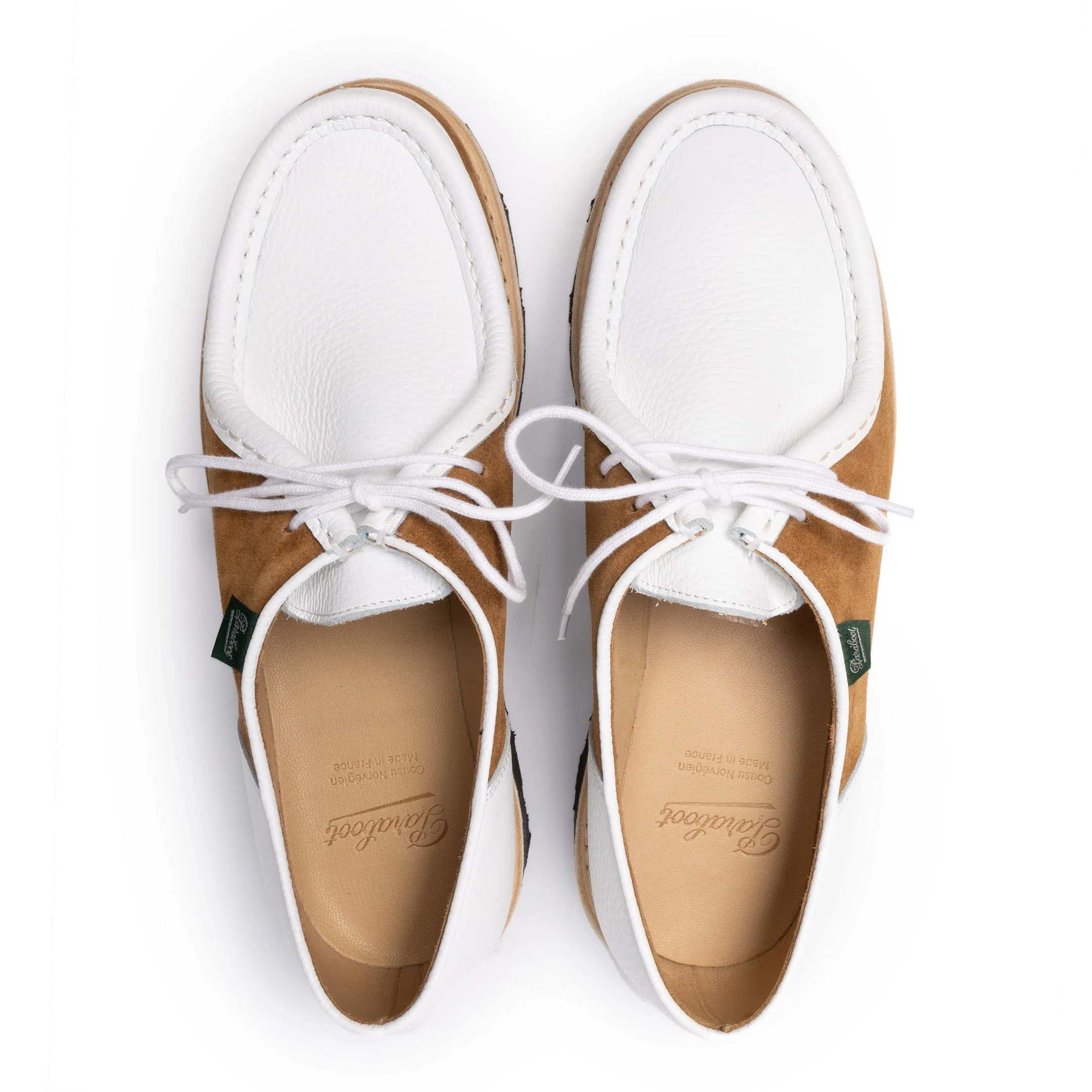Paraboot Michael Graine Blanc / Velour Whisky - Image 9