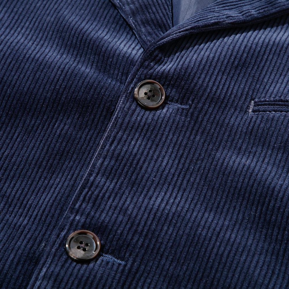 Pherrow's 22W-PWSC1 Corduroy Jacket Navy - Image 3